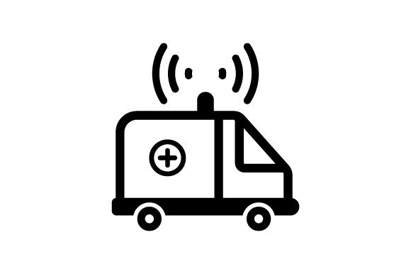 Ambulance Icon: A Versatile Graphic for Creative Design Projects