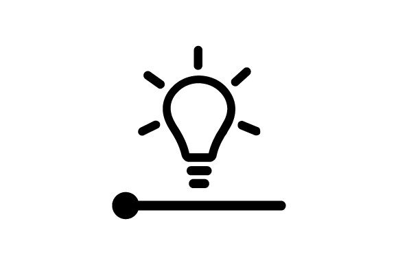 Brightness Control Icon: A Versatile Graphic Design Asset for Modern Branding