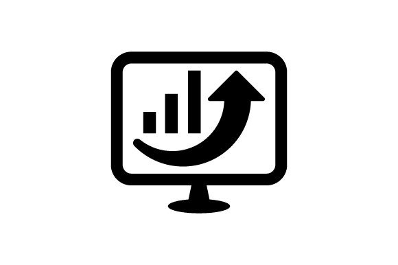 Business Profit Icon: A Graphic Design Asset for Modern Branding