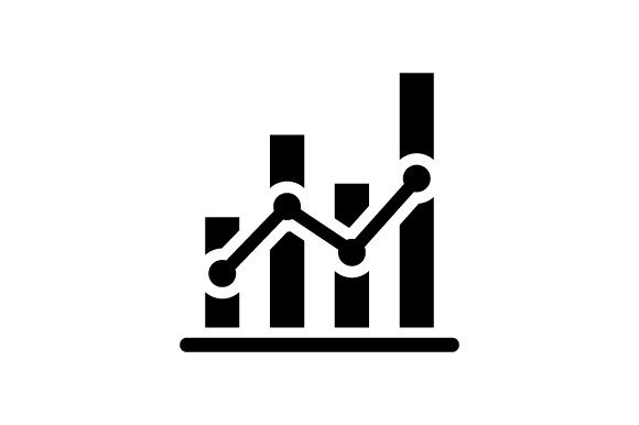 Business Sales Report Analysis Icon: A Graphic Asset for Branding and Marketing