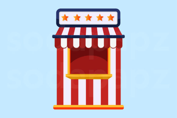 Carnival Fest - Ticket Booth: A Versatile Graphic Design Asset for Creative Sellers