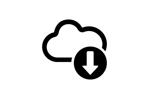 Cloud Data Restore Icon: A Versatile Graphic for Handmade and Digital Projects