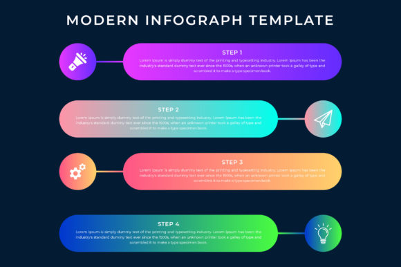 Gradient Modern Infographic Template for Graphics and Infographics