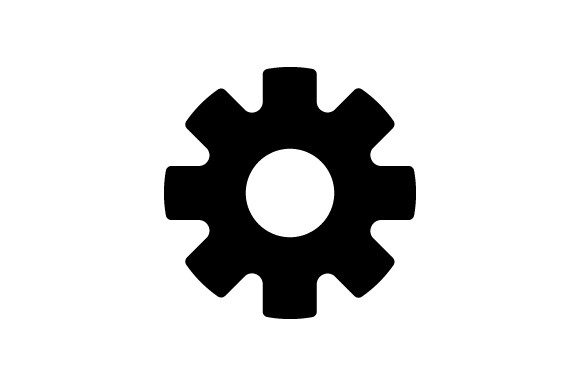 Settings Icon: A Versatile Embroidery Design for Creative Projects